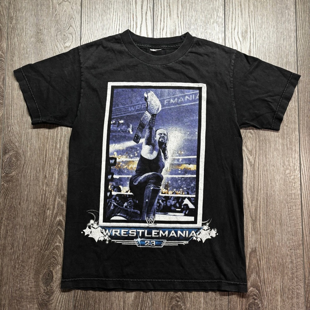 WWE WrestleMania 23 The Undertaker World Heavyweight Champion Shirt Black Mens S